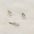 White pearl pendants