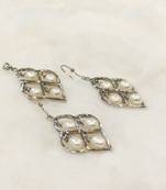 White pearl pendants