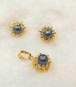 Blue pearl pendants
