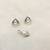 White pearl pendants