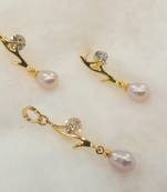 Pink pearl pendants