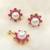 Red pearl pendants