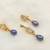 Black pearl pendants