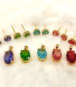 Multicolor diamond pendants