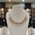White pearl necklaces