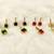 Multicolor diamond pendants