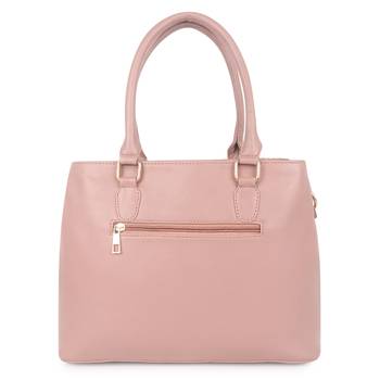 Pink Animal Texture Solid Handheld Bag 3