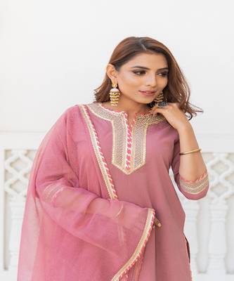 Powder Pink Sharara Set 4
