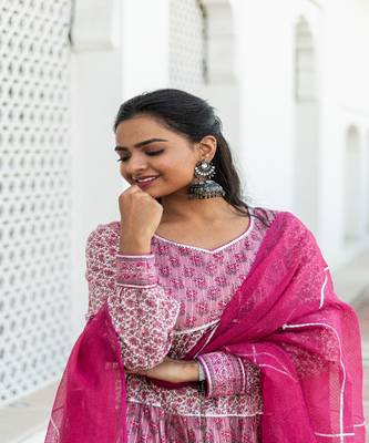 Pink Sharara Set 2