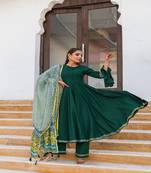 Bottle Green Suit Set