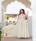 Cream Tiered Suit Set