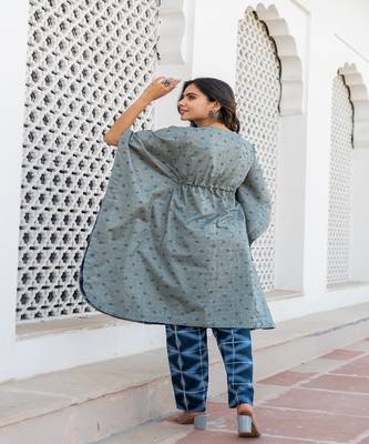 Grey Kaftan Set 5