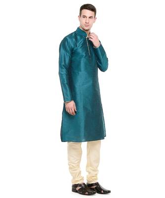 RG Designers Art Silk Kurta Set For Mens 2