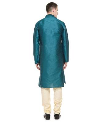 RG Designers Art Silk Kurta Set For Mens 4