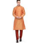 RG Designers Art Silk Kurta Set For Mens