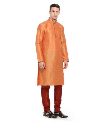 RG Designers Art Silk Kurta Set For Mens 2