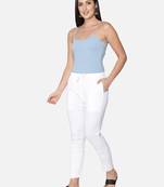 Hand Embroidered White Cotton Lucknawi Chikankari  Pant