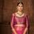 Pink woven banarasi saree with blouse