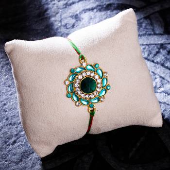 Rakhi& Roli Chawal with  Greeting Card 1