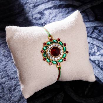 Rakhi& Roli Chawal with  Greeting Card 1