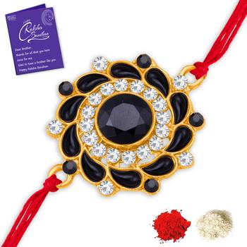 Rakhi& Roli Chawal with  Greeting Card 2