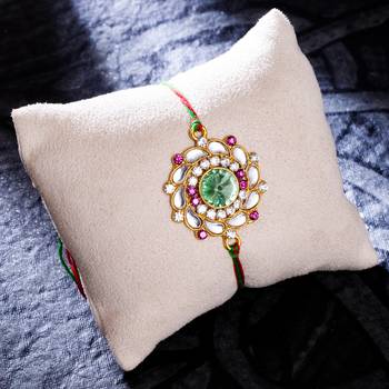 Rakhi& Roli Chawal with  Greeting Card 1