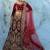 Maroon Multi Thread and Dori Embroidered Velvet Dulhan Lehenga
