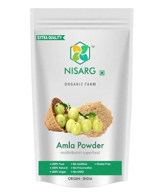 Nisarg Organic Farm Amla Powder 100 Gram 1