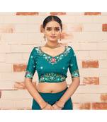 Glorious Heavy Embroidered Banglori Silk Un Stitched Blouse