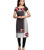 Multicolor printed cotton ethnic-kurtis