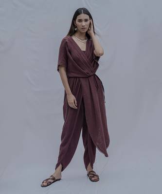 Rika Jumpsuit In Brown 1