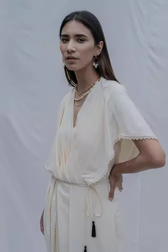Rika Jumpsuit In Off-White