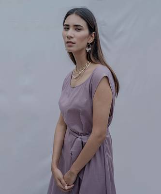 Andrea Jumpsuit In Mauve 3