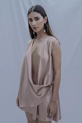 Rose Gold Tidisha Dress