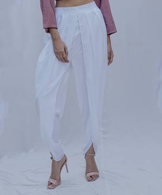 Hiva Tulip Pants In White 2
