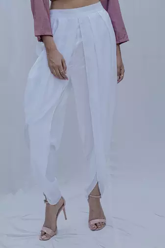 Hiva Tulip Pants In White