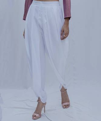Hiva Tulip Pants In White 3