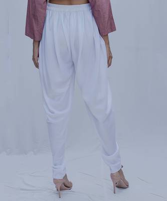 Hiva Tulip Pants In White 4