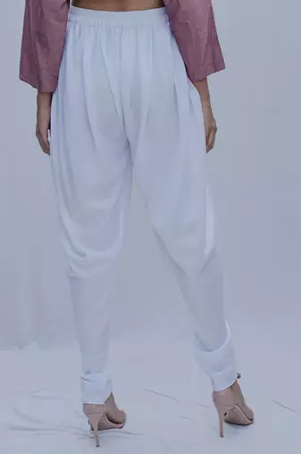Hiva Tulip Pants In White