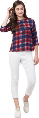 Casual Butterfly Sleeves Self Design Women Multicolor Top 1