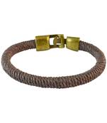 Men  Thread Bracelet Brown color for Everyday wear