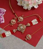 Red necklace-sets