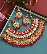 Red necklace-sets