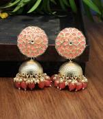 Orange jhumkas