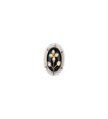 Sangeeta Boochra X Payal Singhal  Maryam Silver Ring with Pearls 1