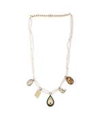 Sangeeta Boochra X Payal Singhal  Nagma Silver Necklace with Multiple Gemstones