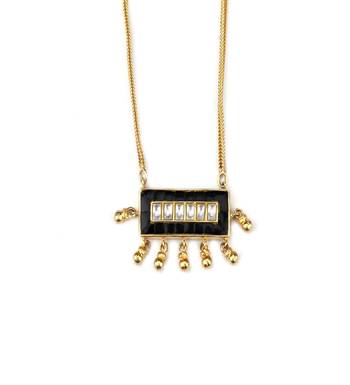 Sangeeta Boochra X Payal Singhal  Benazir Silver Pendant with Silver Chain 3