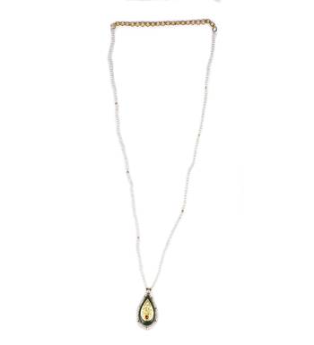 Sangeeta Boochra X Payal Singhal  Rahmat Silver Pendant with Pearl Chain 3