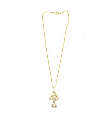 Sangeeta Boochra X Payal Singhal  Amaira Silver Pendant with Silver Chain 1