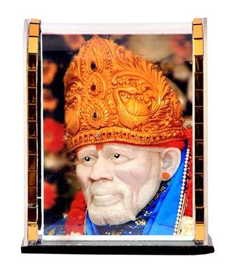 Sai Baba Idol Showpiece Figurine for Car Dashborad Stand 1